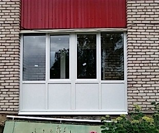Балконная рама из ПВХ. Минск. №8