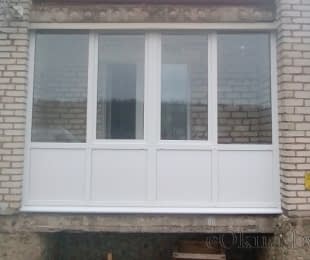 Балконная рама из ПВХ. Минск. №13