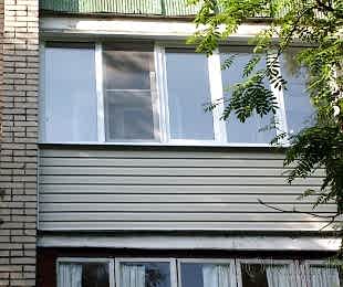 Балконная рама из ПВХ. Минск. №6