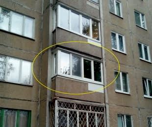 Балконная рама из ПВХ. Минск. №2